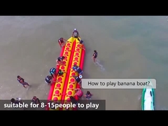 China Air Gelast 2-10 Mensen Banana Boat opblaasbare waterspelen