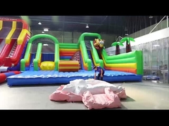3.3x3m Wit en Roze Mooie opblaasbare trouwprins glijbaan Combo Jumping Castle Glijbaan