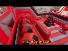 Commerciële kinderen Indoor speeltuin Set opblaasbaar pretpark met sport spel