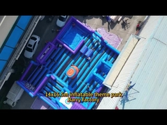 Commerciële buiten speeltuin Games Park Bounce House Opblaasbaar pretpark Voor volwassenen Kinderen