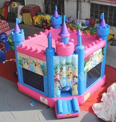 PVC Kleuters opblaasbare uitsmijter prinses Combo Bounce House