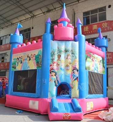 PVC Kleuters opblaasbare uitsmijter prinses Combo Bounce House