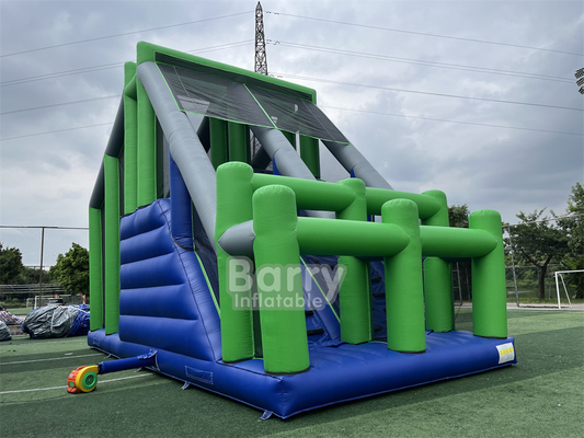 Commerciële outdoor opblaasbare obstakel 5k hebzucht reus volwassen opblazen obstakel cursus 5k voor feest verhuur apparatuur