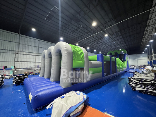 Reuzencommercieel evenement Bounce House 5k Blow Up Obstakelbaan Sport Spelen Voor Kinderen En Volwassenen Challenge