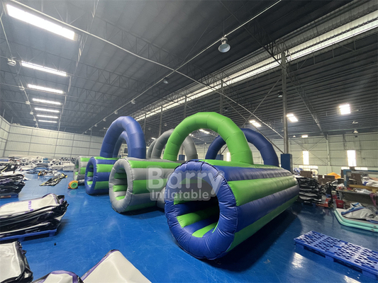 Reuzencommercieel evenement Bounce House 5k Blow Up Obstakelbaan Sport Spelen Voor Kinderen En Volwassenen Challenge