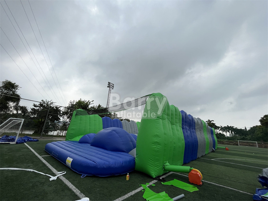 Buiten carnaval reusachtige hindernisbaan springen rond 5k Bouncy Castle Run voor commercieel gebruik