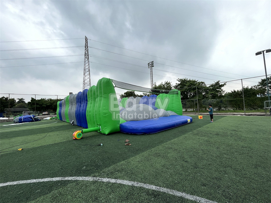 Buiten carnaval reusachtige hindernisbaan springen rond 5k Bouncy Castle Run voor commercieel gebruik