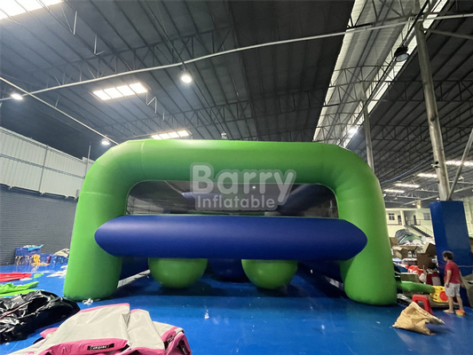 Outdoor sport spel 5 kilometer barrière opblaasbare 5k run obstakelbaan grote ballen voor commercieel evenement