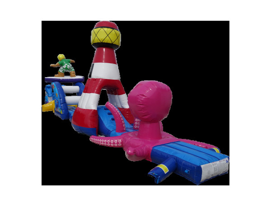 17M Sea Splash Pool opblaasbare obstakelbanen op water voor kinderen en volwassenen