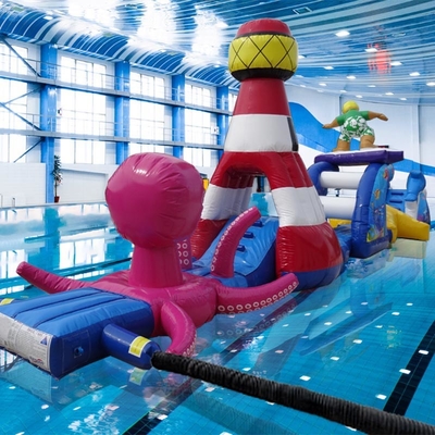 17M Sea Splash Pool opblaasbare obstakelbanen op water voor kinderen en volwassenen