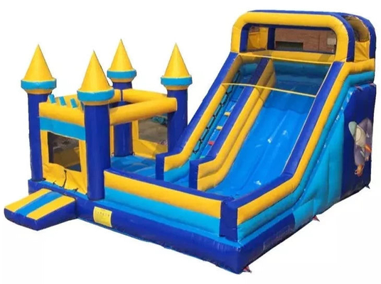Commercieel Bounce House met glijbaan Combo House Achtertuin Kids Party opblaasbare uitsmijter