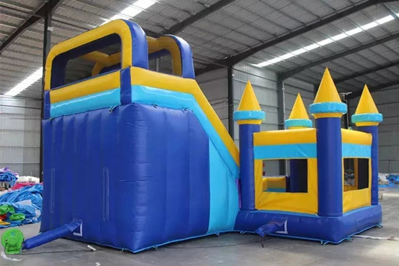 Commercieel Bounce House met glijbaan Combo House Achtertuin Kids Party opblaasbare uitsmijter