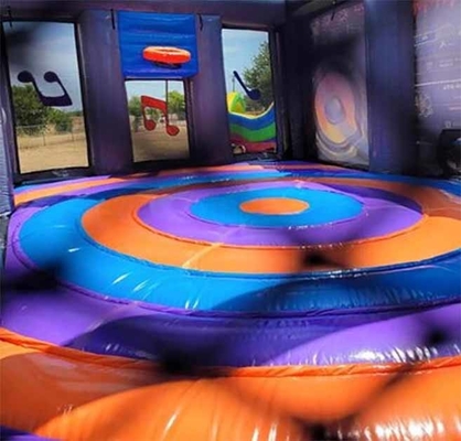 PVC Buitenopblaasbare Boombox Bounce House Disco Dome Bounce Castle Voor feest evenement