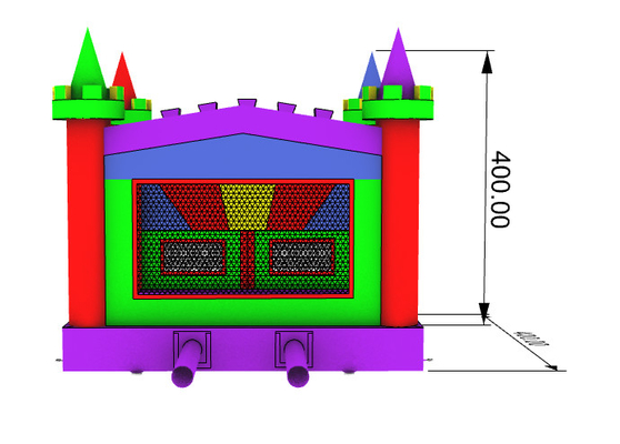 Custom Logo Drukt 13ft Kasteel Bounce House Commercieel Volwassenen Kinderen Springen Bouncy