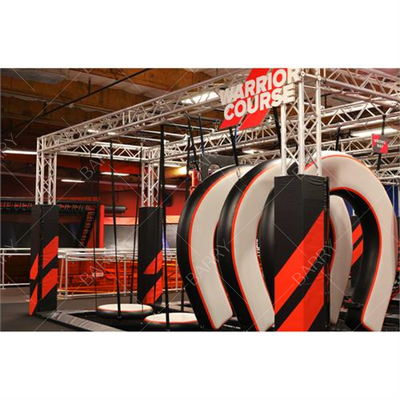 Workout Parkour Gym Equipment Warrior Course Paardenschoen Opblaasbare Parkour Air Track Park