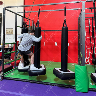 Opblaasbare trampoline parkourbanen G2N Air Piston Airbox Parkout Airblocks voor training