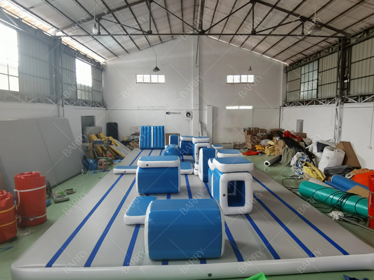 Opblaasbare Airtrack Tumbling Gym Mat Voor Gymnastiek Volwassen Ninja Warrior Obstakelbaan Parkour Air Track