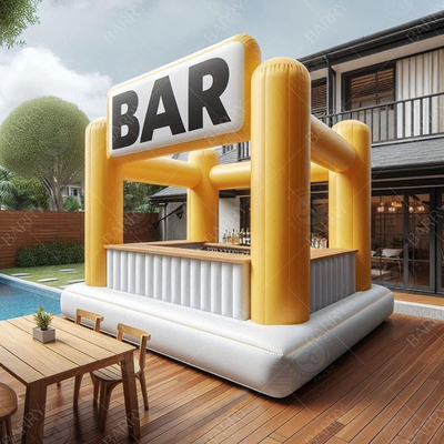 Opblaasbaar drijvend zwembad Bar voor volwassenen Opblaasbaar zwembad Blow Up Bar Party Event