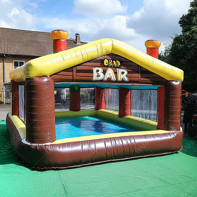 Opblaasbaar zwembad Bar Multi-Person Leisure Bar Sofa Leunstoel Drijvend opblaasbaar bar zwembad