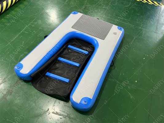 OEM Floating Pet Stairs Ladder opblaasbare waterrampe voor honden Barry