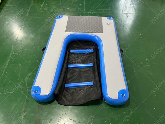 OEM Floating Pet Stairs Ladder opblaasbare waterrampe voor honden Barry