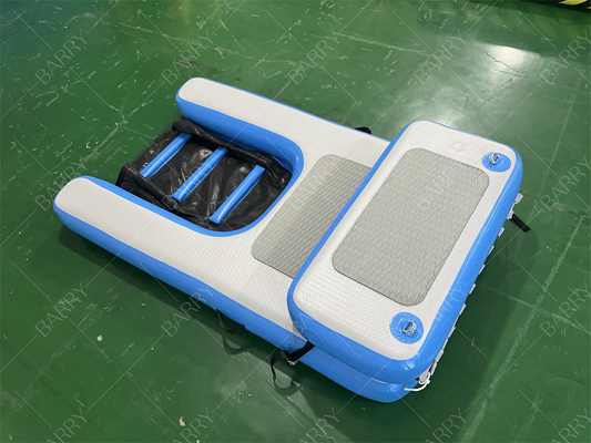 Veilig en stabiel PVC-opblaasbaar niet-glijdend hondenwaterplatform voor huisdieren