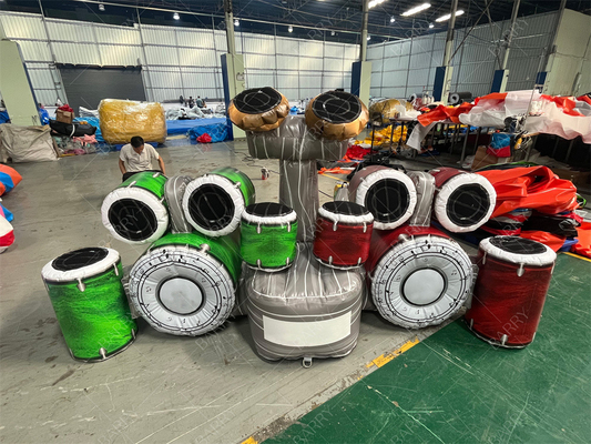 Rock Out met Beats Interactief Spelsysteem IPS Opblaasbare Drums Spel Voor Muziek Evenement