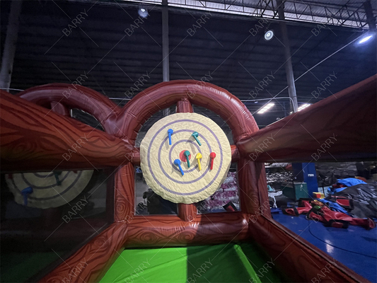 Interactieve Carnavalspel Dubbelbaan Axe Gooi opblaasbare Axe Gooi voor evenement feest