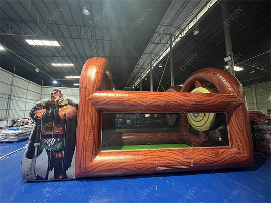 Interactieve Carnavalspel Dubbelbaan Axe Gooi opblaasbare Axe Gooi voor evenement feest