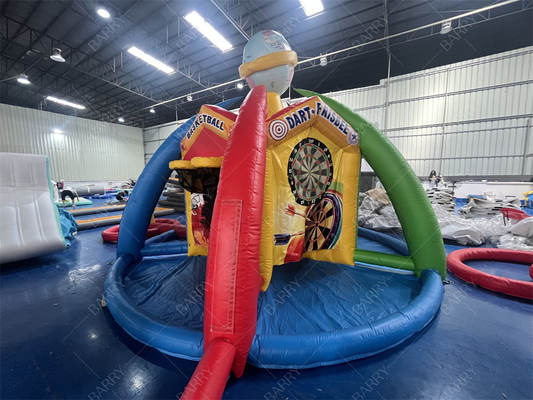 Grote wereld van sport opblaasbare carnavalspelen 3/4/5 In 1 Outdoor opblaasbare spellen