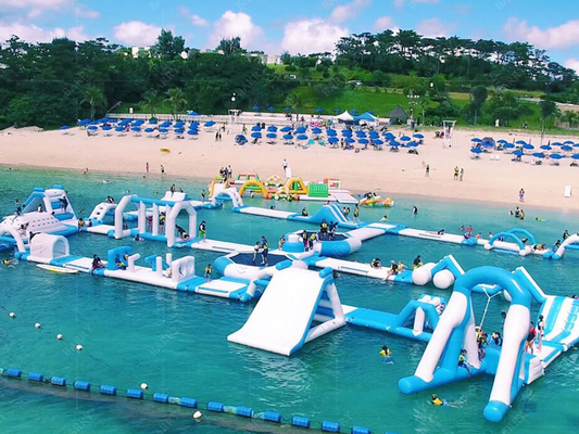 Aanpasbaar opblaasbaar waterpark met PVC-materiaal