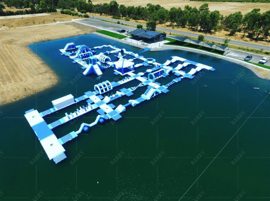 Aanpasbaar opblaasbaar waterpark met PVC-materiaal