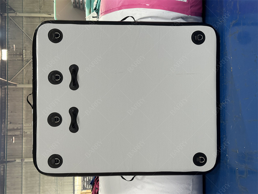 1.5×1.8x0.15m Dock opblaasbaar watervisserijplatform Jacht Drijvend dok eiland