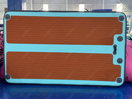 3×1.8x0.15m Mint Groen Niet-glijdend Stabiel Opblaasbaar Drijvend Visserijplatform Water Jet Ski Dock Platform