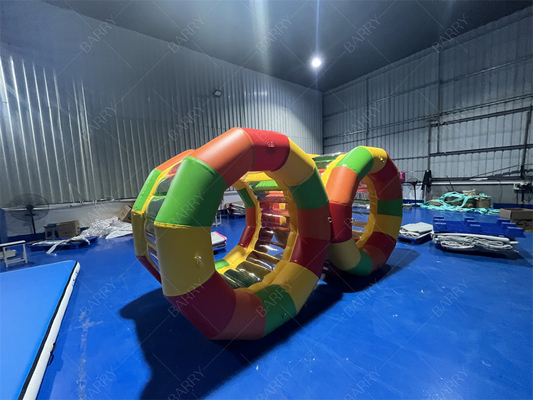 Grote opblaasbare water speelgoed meer speelgoed opblaasbaar water roller wiel zwembad opblaasbaar wiel