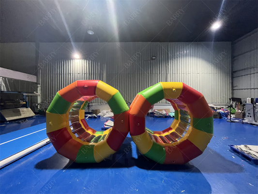 Grote opblaasbare water speelgoed meer speelgoed opblaasbaar water roller wiel zwembad opblaasbaar wiel