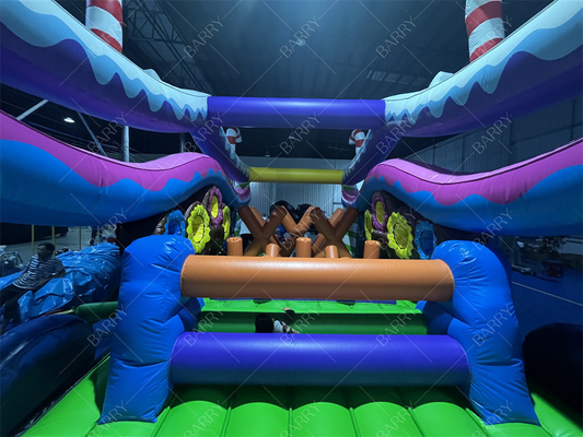 Outdoor Sport Games Grote Bounce House Kasteel Hindernisbaan Voor Volwassenen