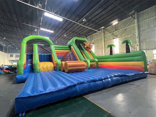 Grappig gekke rit amusementspark games dier Bg uitsmijter hindernisbaan glijbaan opblaasbaar pretpark