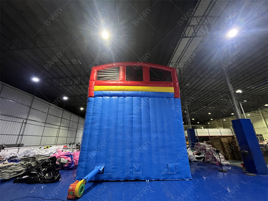 10.5x5.4x6.6m Commerciële Dubbele baan Reus opblaasbare waterslide springer springende maan springende waterslides voor volwassen zwembad