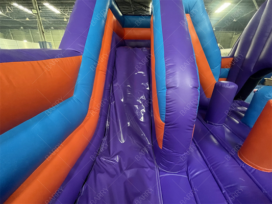 Aanpassen Grootte Groothandel Level Up opblaasbare uitsmijter Combo Bouncy Castle For Kids