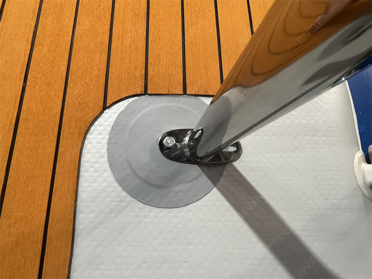 Vlekvrye staal trappen 3x2x0.2m opblaasbare Jet Ski Dock Pontoon Voor bootparkeerplaatsen