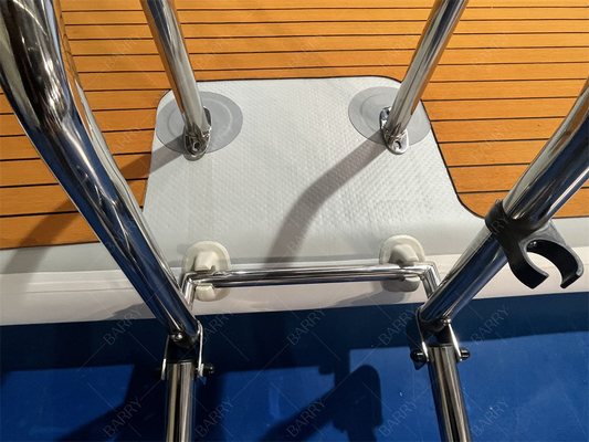 Vlekvrye staal trappen 3x2x0.2m opblaasbare Jet Ski Dock Pontoon Voor bootparkeerplaatsen