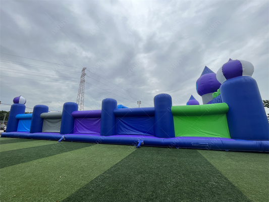 30x30m Big Bounce Amusement Park opblaasbaar pretpark Bounce House Play Area Game