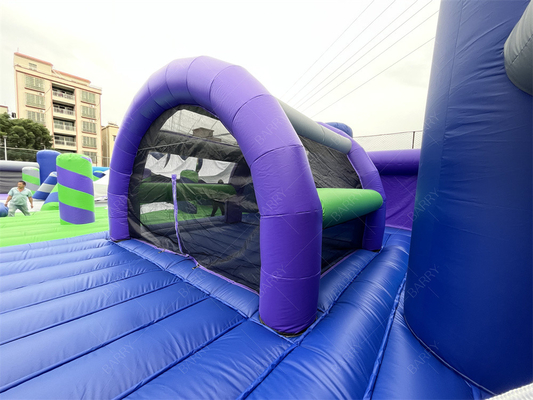30x30m Big Bounce Amusement Park opblaasbaar pretpark Bounce House Play Area Game