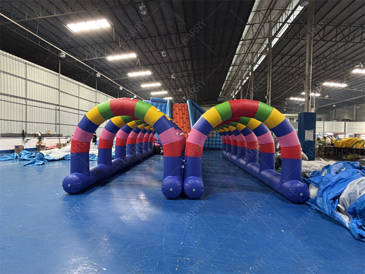 Opblaasbare Watersproeitunnel 10 meter voor Zomerevenementen