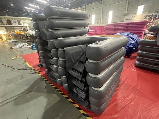 Aanpasbare opblaasbare hondenwaterrampa met luchtpomp