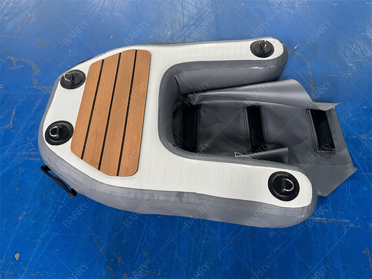 Aanpasbare opblaasbare hondenwaterrampa met luchtpomp