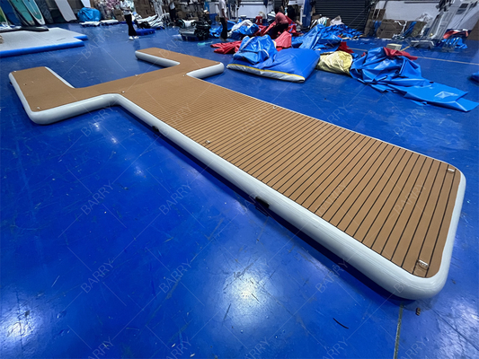Aanpasbaar Opblaasbaar Drijvend Dok PVC EVA Waterplatform