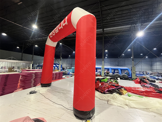 Opblaasbare start- en finishboog op maat met LED-verlichting