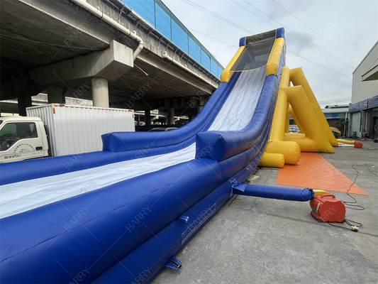 Commerciële gigantische opblaasbare waterslide 30x10,6m PVC voor pretparken